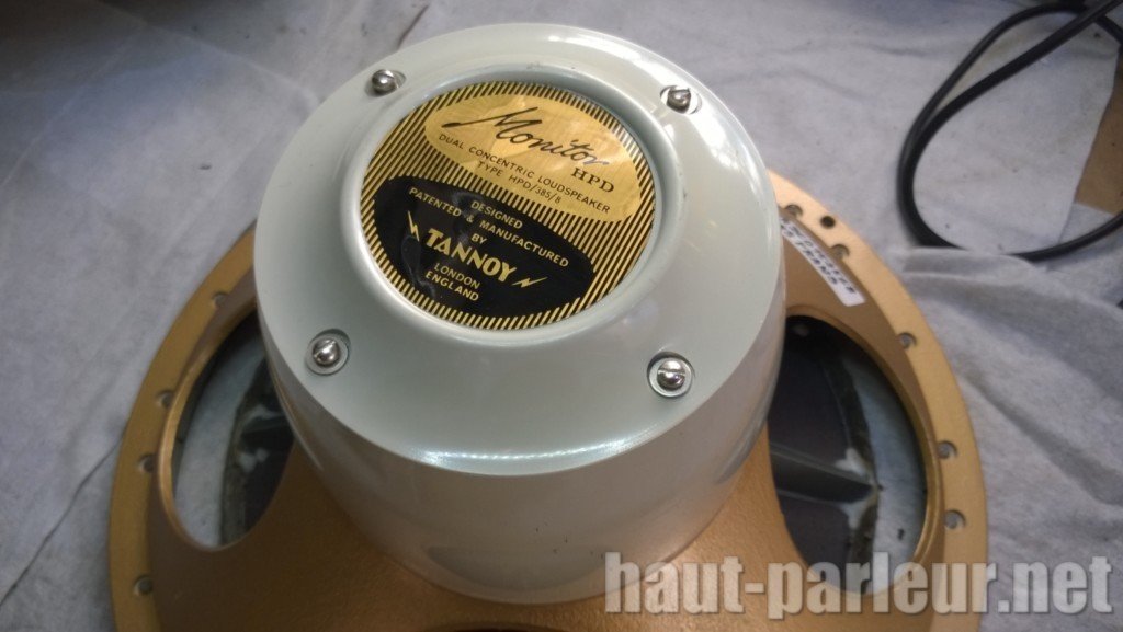 Remembranage haut-parleurs TANNOY