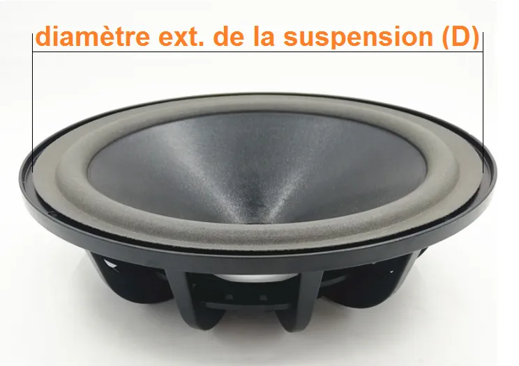 Mesure du diamètre extérieur de la suspension