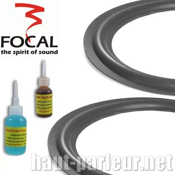 Kit de suspensions caoutchouc pour haut-parleur FOCAL 7V ou 7K ou 7N 