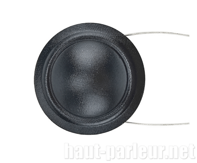 Diaphragme tweeter soie 25,4 mm impédance 8 ohms sortie radiale des fils de branchement, adaptable sur tweeter JBL A0402A