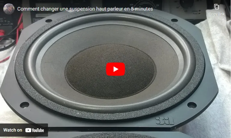 Video Comment changer une suspensionhaut-parleur en 5 minutes