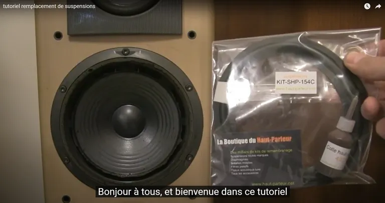 Video Comment changer une suspensionhaut-parleur sur enceinte JBL LX2004