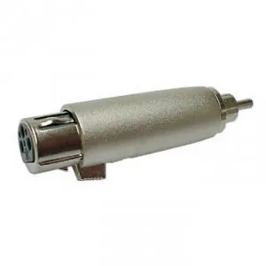 Adaptateur XLR femelle 3 broches-RCA mâle