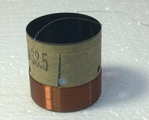 Bobine mobile diamètre 38,5 mm pour remembranage haut-parleur