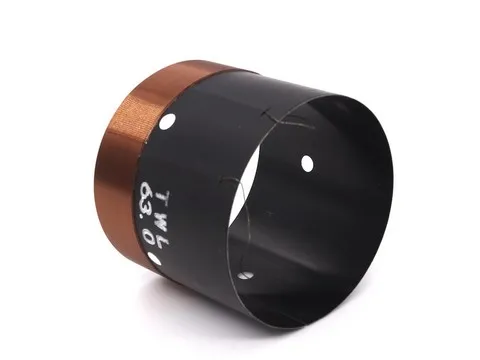 Bobine mobile 63mm, impédance 8 ohms, support alu noir ventilé