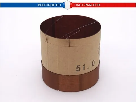 Bobine mobile diamètre 51 mm impédance 8 ohms