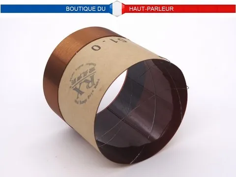 Bobine mobile diamètre 51 mm impédance 8 ohms