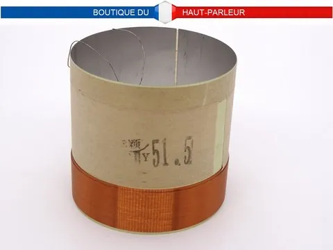 Bobine mobile haut-parleur 51,5 mm 8 ohms 150 watts