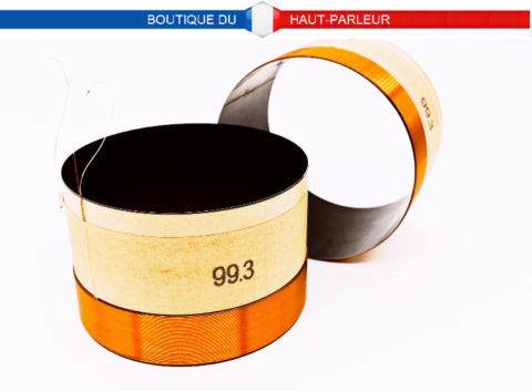 Bobine mobile haut-parleur 99,3 mm 8 ohms 700 watts