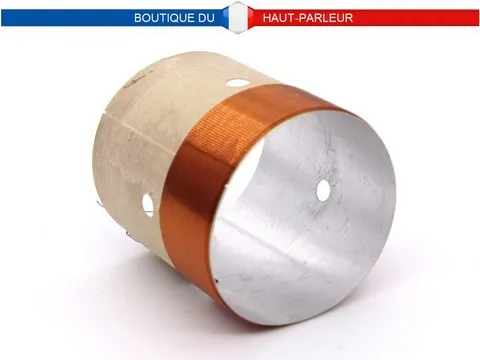 Bobine mobile haut-parleur diamètre 37,5mm 8 ohms support alu ventilé