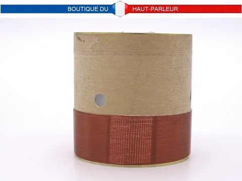 Bobine mobile haut-parleur diamètre 37,5mm 8 ohms support alu ventilé 