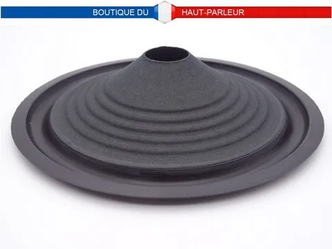 Membrane pour réparation haut-parleur 20 cm pour bobine 25,4 mm membrane avec corrugations