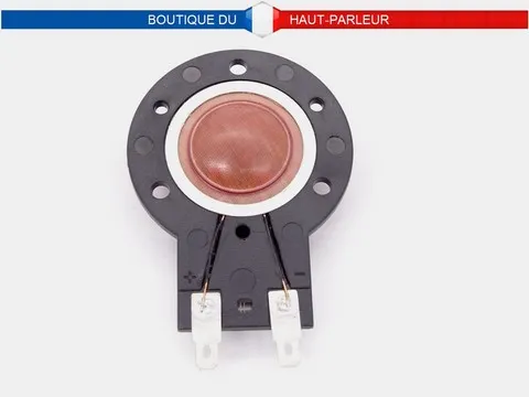 Diaphragme de remplacement pour tweeter avec dome phénolique