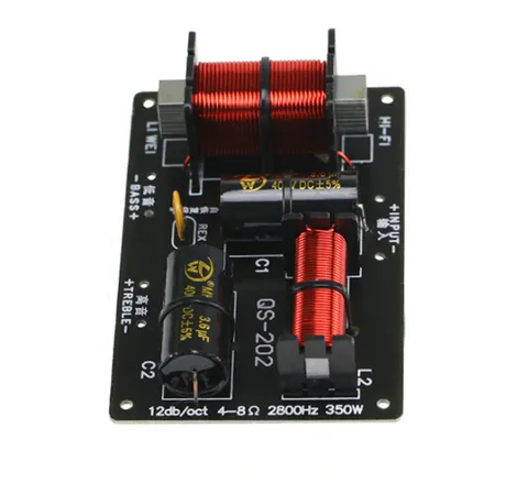 filtre haut-parleur 2 voies qualité professionnelle 4-8 ohms0HZ