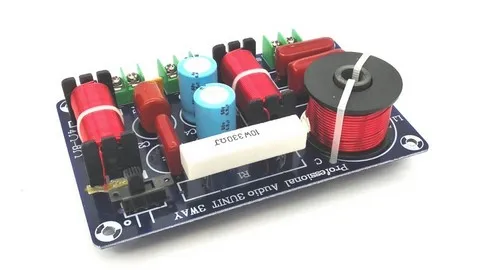 Filtre haut-parleur passif 3 voies 850 Hz et 5500 Hz 4 à 8 Ohms puissance de 35 à 200 watts