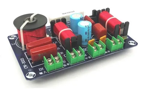 Filtre haut-parleur passif 3 voies 850 Hz et 5500 Hz 4 à 8 Ohms puissance de 35 à 200 watts