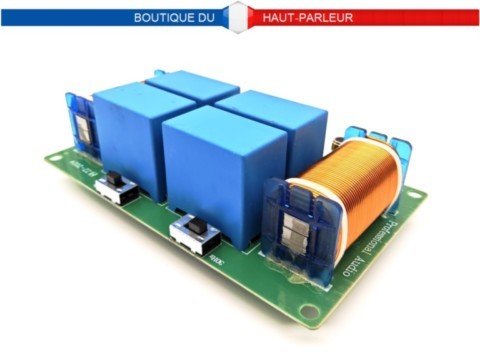 Filtre subwoofer double bass 200 Hz, 2500 watts, 4-8 ohms caisson