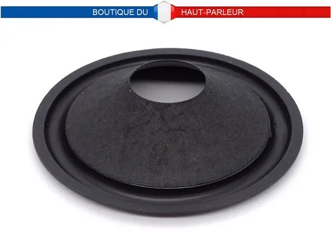 Membrane haut-parleur cône 9,8 cm bobine 25,4 à 26 mm suspension en caoutchouc SBR