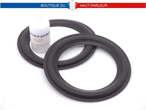 Kit de réparation haut-parleur suspensions en mousse extra souple A:6,8cm - B:7,4cm - C:9,2cm - D:10,0cm SHP-101 membrane bord amortisseur speaker repair foam surround edge