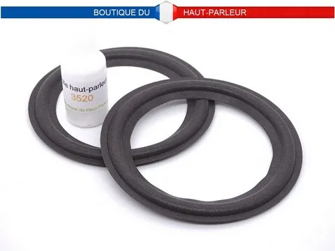 Kit de réparation haut-parleur suspensions en mousse extra souple A:7,5cm - B:8,3cm - C:9,9cm - D:10,5cm SHP-105 membrane bord amortisseur speaker repair foam surround edge