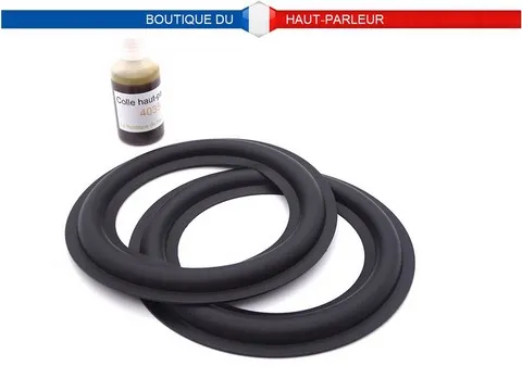 Kit de réparation haut-parleur suspensions en caoutchouc extra souple A:7,4cm - B:8,4cm - C:10,7cm - D:11,7cm SHP-116C2 membrane bord amortisseur speaker repair rubber surround edge