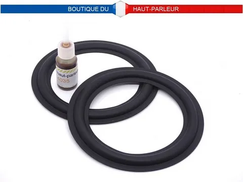 Kit de réparation haut-parleur suspensions en caoutchouc extra souple A:8,1cm - B:8,6cm - C:10,7cm - D:11,7cm SHP-117C membrane bord amortisseur speaker repair rubber surround edge