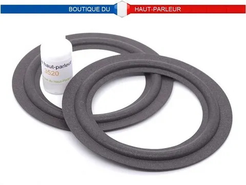 Kit de réparation haut-parleur suspensions en mousse extra souple 8.3cm - 9.1cm - 11.0cm - 12.3cm SHP-123 membrane bord amortisseur speaker repair foam surround edge