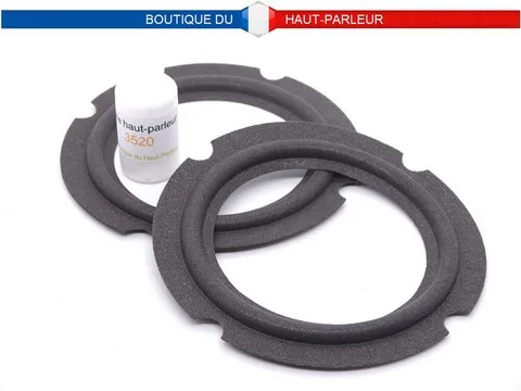 Kit de réparation haut-parleur suspensions en mousse extra souple 8.0cm - 8.6cm - 10.3cm - 12.3cm SHP-124 membrane bord amortisseur speaker repair foam surround edge