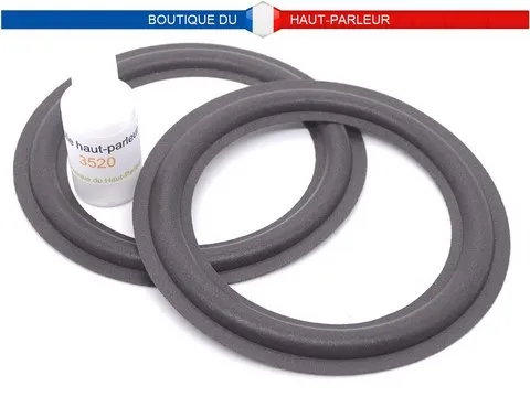 Kit de réparation haut-parleur suspensions en mousse extra souple 8.8cm - 9.6cm - 11.4cm - 12.5cm SHP-128 membrane bord amortisseur speaker repair foam surround edge