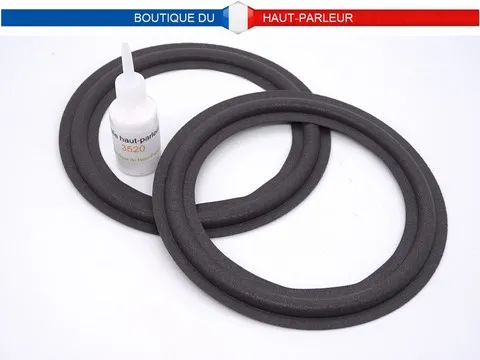 Kit de réparation haut-parleur suspensions en caoutchouc extra souple 11.5cm - 12.1cm - 14.0cm - 14.8cm SHP-149C membrane bord amortisseur speaker repair foam surround edge