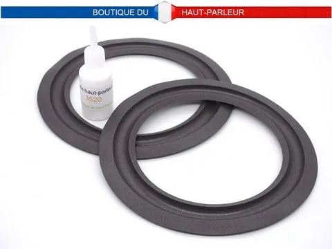Kit réparation suspensions membrane haut-parleur mousse 10.3cm - 11.0cm - 13.3cm - 15.2cm SHP-152