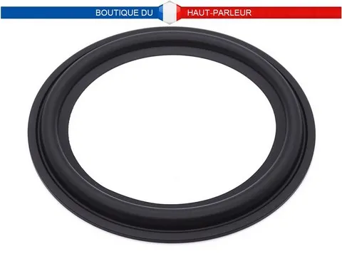 Kit réparation de suspensions membranes haut-parleur comprenant 2 suspensions en caoutchouc extra souple 10.8cm - 12.0cm - 14.2cm - 15.5cm SHP-155C et une colle haut-parleur adaptée.