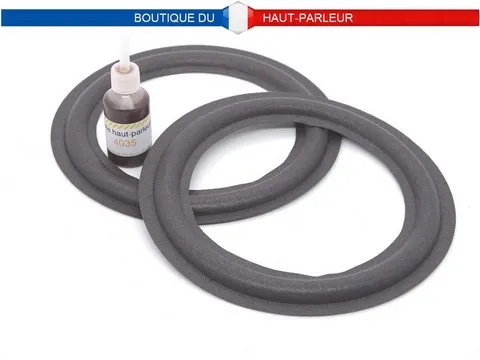 Kit de réparation haut-parleur suspensions en mousse extra 11.2cm - 12.0cm - 14.5cm - 16.0cm SHP-160 membrane bord amortisseur speaker repair foam surround edge