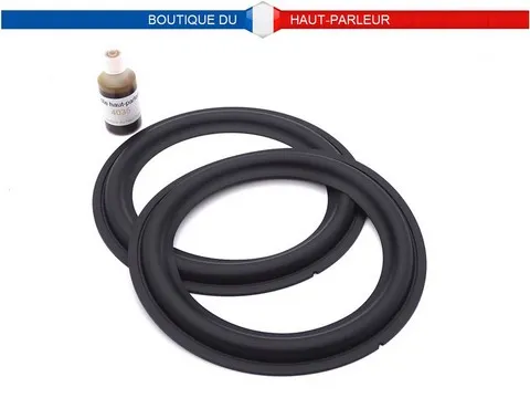  Kit de réparation haut-parleur suspensions en caoutchouc extra souple 11.3cm - 12.3cm - 15.0cm - 16.3cm SHP-164C1 membrane bord amortisseur speaker repair rubber surround edge
