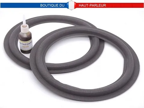 Kit de réparation haut-parleur suspensions en mousse extra 14.5cm - 15.5cm - 18.1cm - 20.2cm SHP-203 membrane bord amortisseur speaker repair foam surround edge