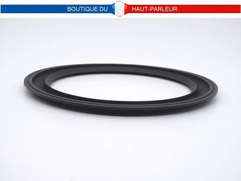  Kit de réparation haut-parleur suspensions en caoutchouc extra souple A:17,2cm - B:18,3cm - C:21,5cm - D:23,4cm SHP-234CC vue de profil bord amortisseur speaker rubber surround edge