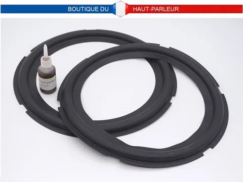 Kit de réparation haut-parleur suspensions en caoutchouc extra souple 18.0cm - 20.1cm - 23.0cm - 24.3cm SHP-243C membrane bord amortisseur speaker repair rubber surround edge