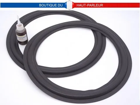 Kit de réparation haut-parleur suspensions en mousse souple 23.0cm - 24.3cm - 27.7cm - 29.7cm SHP-297 membrane bord amortisseur speaker repair foam surround edge