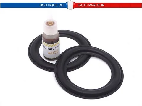 Kit-SHP-74CX Kit de réparation haut-parleur suspensions en caoutchouc extra souple A:4,8cm - B:5,4cm - C:6,9cm - D:7,4cm SHP-74CX membrane bord amortisseur speaker rubber surround edge