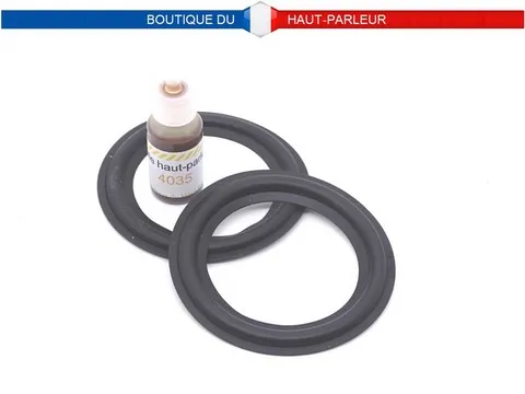Kit-SHP-75C Kit de réparation haut-parleur suspensions en caoutchouc extra souple A:5,0cm - B:5,6cm - C:6,8cm - D:7,5cm SHP-75C membrane bord amortisseur speaker rubber surround edge