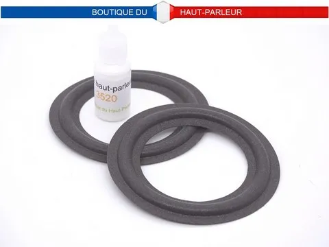 Kit réparation haut-parleur suspensions mousse A:5,2cm - B:6,0cm - C:7,4cm - D:8,3cm SHP-83