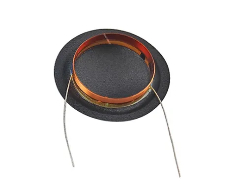 Diaphragme tweeter soie 25,4 mm impédance 8 ohms sortie radiale des fils de branchement