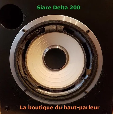 Kit de  suspensions de membrane pour enceinte Siare Delta 200 sur haut-parleur.net