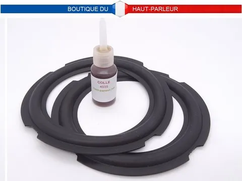 suspensions haut-parleur en caoutchouc haute qualité SHP-117C2 Kit livré avec colle 4035