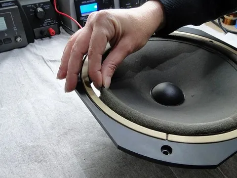 Suspension haut-parleur 3A usée
