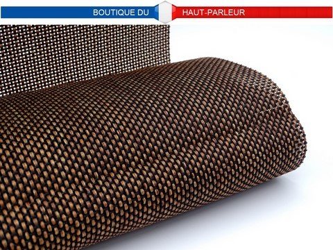 Tissu acoustique à maille épaisse tressage Vintage 150 x 50 cm 03