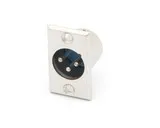 Embase XLR mâle 3 poles