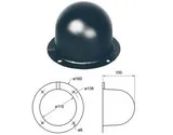 Cloche AK 10.13 (0.8L) de la marque Visaton. Cloche de diamètre intérieur 115 mm, montage par encastrement en avant ou l'arrière de la façade. 