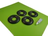 KEF Donut Foam Dust Cap est le cache poussière central qui permet de réparer les enceintes acoustiques KEF 103/4, 104/2, 105, 105/3, 107/2, 